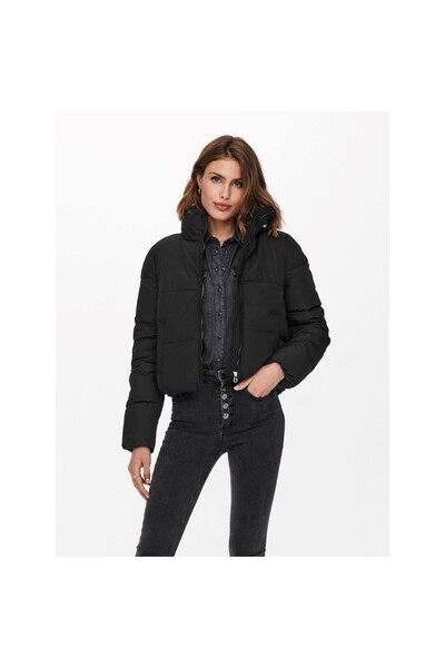 ONLY Jachetă scurtă puf Onldolly Otw Noos Mantoane pentru femei 15205371 Negru