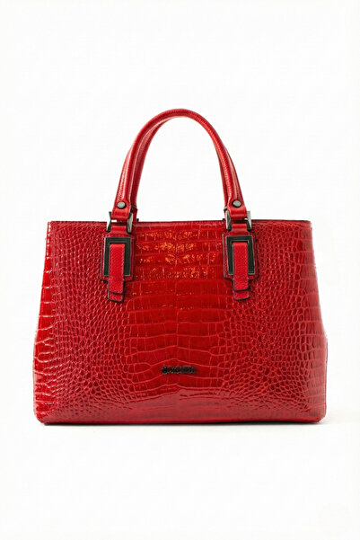 VOSTRO حقيبة يد مكتبية مصنوعة يدويًا بنمط إيطالي 100% من الجلد الطبيعي مع حزا...