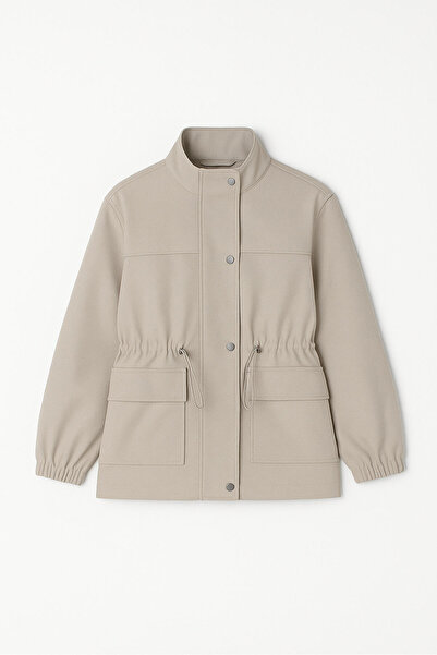 Touché Privé سترة بياقة واقفة وسحاب