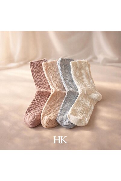 HK SOCKSS 4 Çift Diyabetik Kadın Çorabı