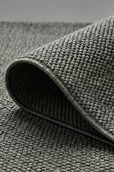 Anaska Home Modern Desenli Gri Sisal Yumuşak Jüt Halı Oturma Odası Halısı Sal...