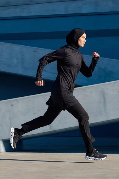 Haşema Active H-Per Fit Капюшонний синій тренувальний топ ACT-32