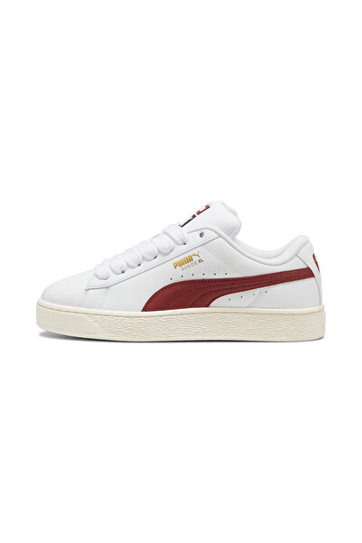 Puma حذاء رياضي من الجلد السويدي للجنسين مقاس XL - أبيض