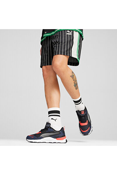 Puma شورت رجالي T7 شبكي - أسود