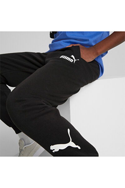 Puma بنطال رياضي POWER للأولاد - أسود