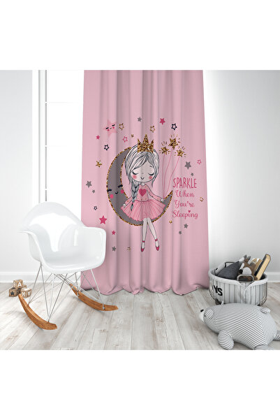 EVSEHOMES Cortina de fundal roz Ayda Girl