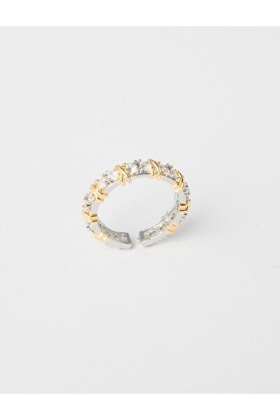 Jimmy Key Modern Ring with Mixed Zircon Stone Detail