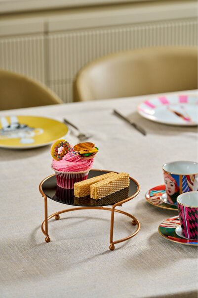 Edora Home هدية معدنية للعرض على شكل وردة صغيرة الحجم لتزيين الحلوى / بليكسي ...