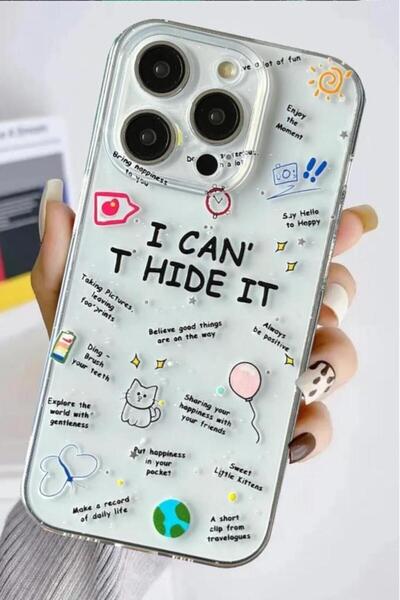 3GEN CASE İphone 14 Pro Kılıf Desenli Şeffaf Silikon Kılıf