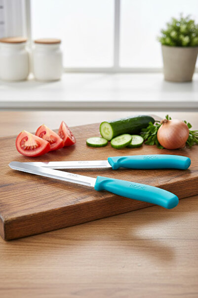 Rooc مجموعة من 3 شفرات مسننة فائقة الحدة، 22 سم، مصنوعة من الفولاذ المقاوم لل...