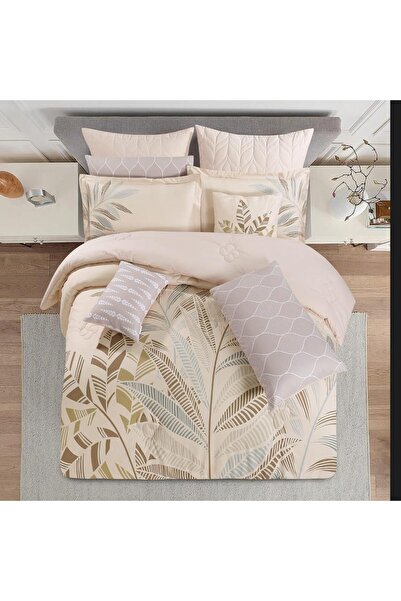 Melen مفارش ميلين| طقم لحاف مزدوج بحشوة سميكة 10 قطع