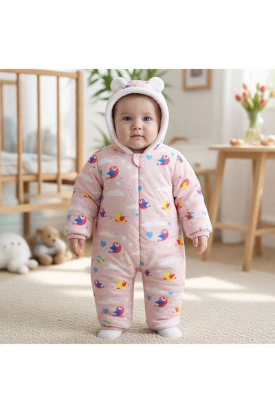 bebegen بذلة طفلة السلمون رائد الفضاء بلا أقدام