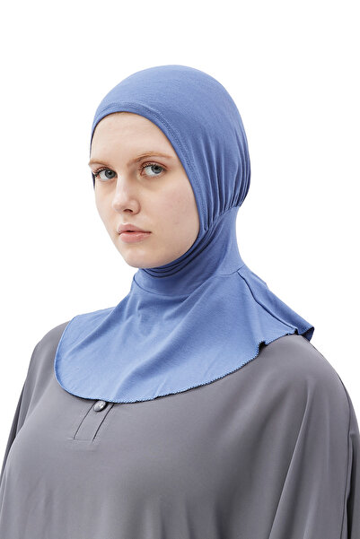 Altobeh Women's Hijab Practical Neck Collar Hijab - Sportsman Bonnet - Light Jeans