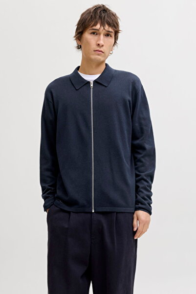 Jack & Jones Men's Polo Neck Cardigan - Cole