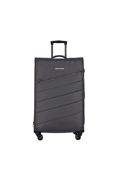 Tom Cruiser حقيبة سفر إيليت سوفت، 24 بوصة - رمادي | نايلون فاخر 680D، قفل TSA...