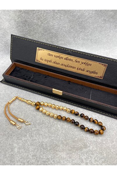 Tespihçe Kişiye Özel Tasarım Altın Yaldız Kaplama Metal Aksesuar İsimli Kapla...