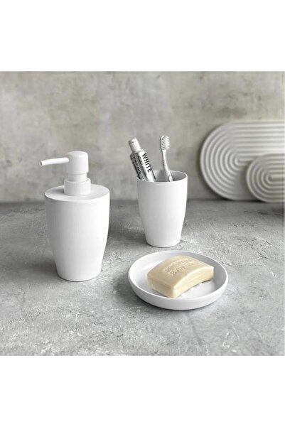 ÇIRPAN EV ČISTO BELO - 3-dijelni set za kupatilo