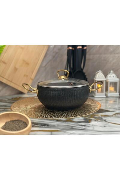 Protef Granit İstiridye Tencere 20 cm derin – Yapışmaz Granit Kaplama, Şık ve...