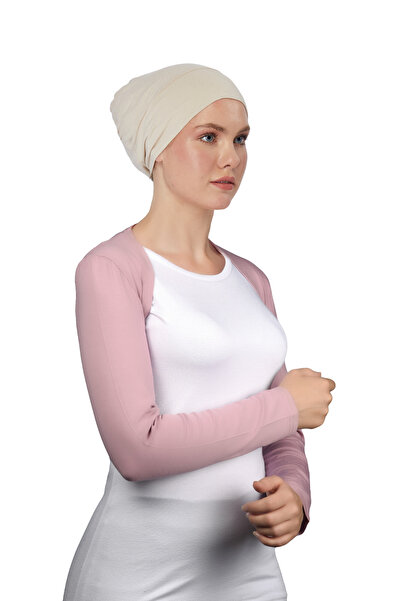 Altobeh Μακρυμάνικο Hijab Bolero - Σκούρο Ροζ
