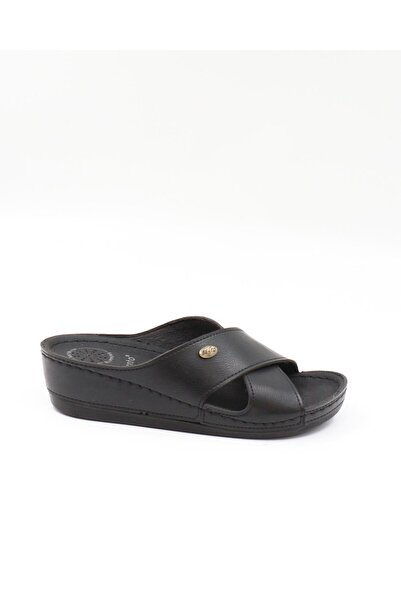 BENTO 15032 Чорні анатомічні жіночі капці