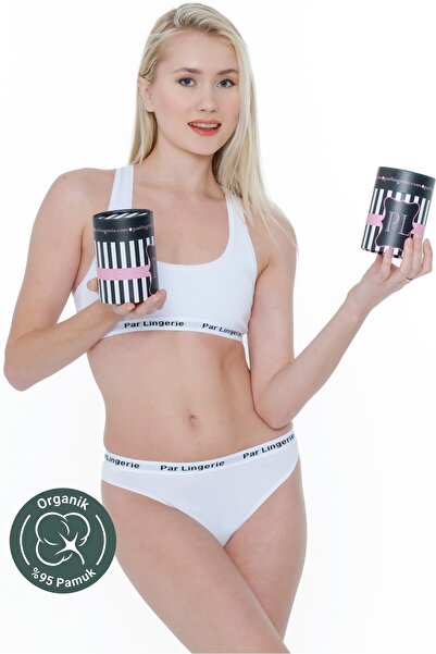 par lingerie pl Λευκό Sportsman Bustier Σετ