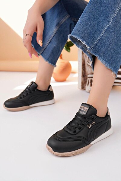 Nesil Shoes Pantofi de damă Dvm 5600 Black Brown Memory Foam