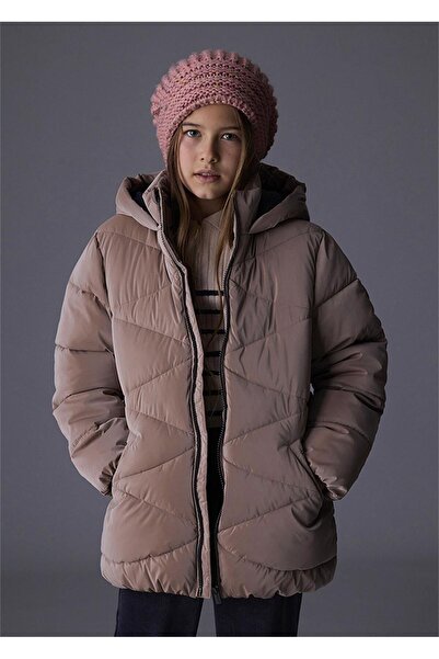MAYORAL Дівчача куртка з наповнювачем, темно-бежева 7436