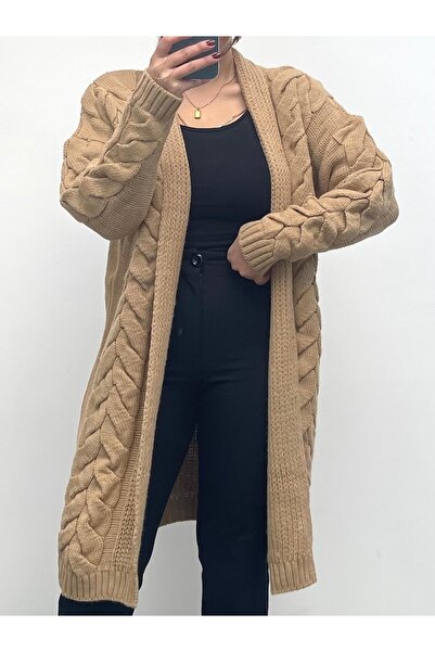 NİSUM MODA NİSUM HAIR PLETENI DEBELI KARDIGAN