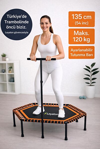 Leyaton 135 Cm ''(54 Inç) Tutmalı Step Trambolin