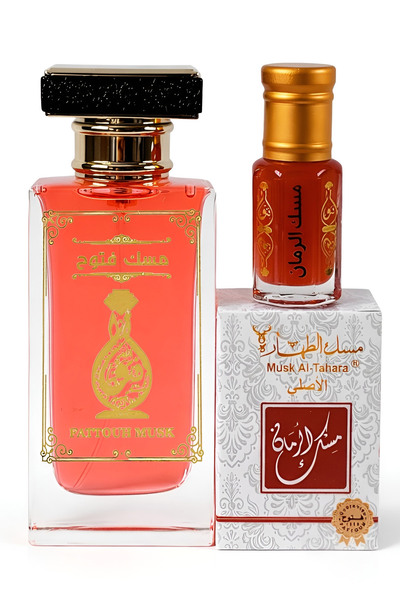 MUSK AL TAHARA Orijinal NAR misk seti (Parfüm 50ml + NAR misk 6ml alkolsüz es...