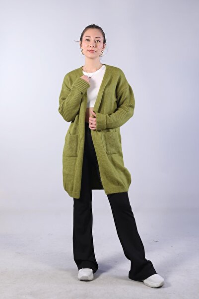 Mckanzie 1574 pocketed sleeveless thunis tunic cardigan