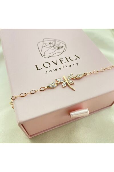 Lovera Jewellery 925 Ayar Gümüş Rose Renk Yusufçuk Bileklik | 925 Ayar Gümüş ...