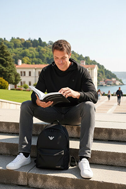 Buratti Hanorac cu glugă cu textura moale pentru bărbați SWEAT 5901063