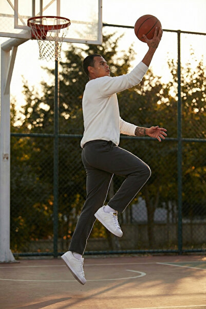 Buratti بنطال رياضي من القطن بقصة عادية وخصر عادي للرجال 5908040