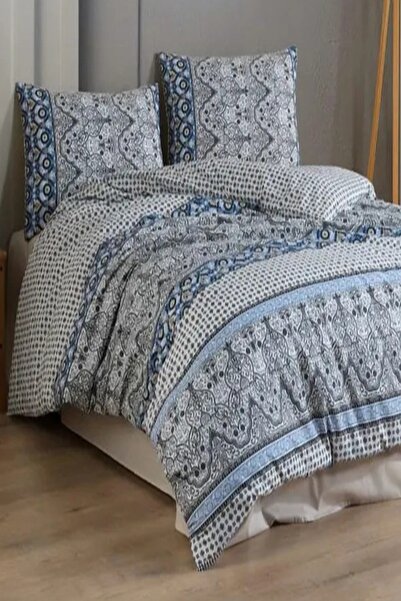 Kristal Hare Blue Ranforce Duvet Cover Set Double