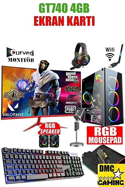 Dmc X41 (GTA 5) I7 860,16gb Ram,500gb Hdd,256gb Ssd,4gb Gt740,24''oyuncu Masa...