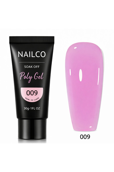 Naıl Co Polygel Protez Tırnak Üst Form Jel Polijel 30 ml No: 09