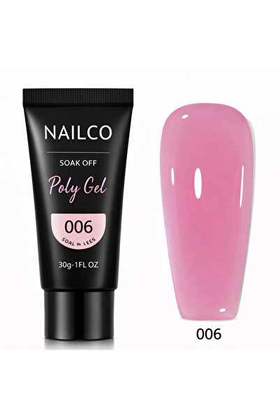Naıl Co Polygel Protez Tırnak Üst Form Jel Polijel 30 ml No: 06