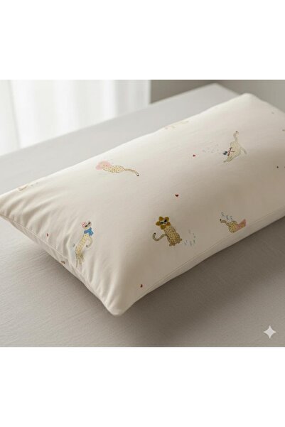 Taç Cheetah Patterned 100% Cotton Fabric 1 Piece Pillow Case 50X70 cm