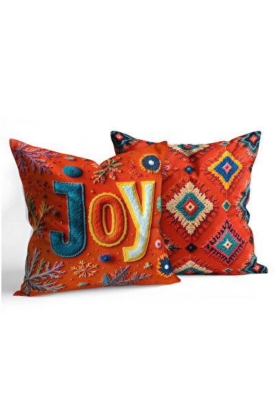 MUN HOME Punch Embroidery Look Pattern Digital Printed Written Ethnic Colorfu...