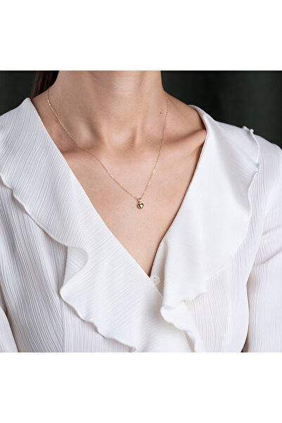 Goldstation 14 Ayar kalp kolye