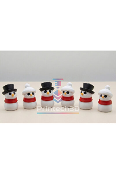 Printech3d Mini Frosty | Küçük Kardan Adam Figürü (2,5 cm) (10 Adet)