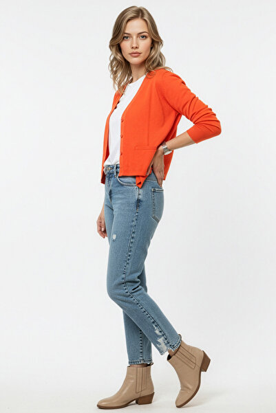 Mia Yırtık Mom Kot Pantolon