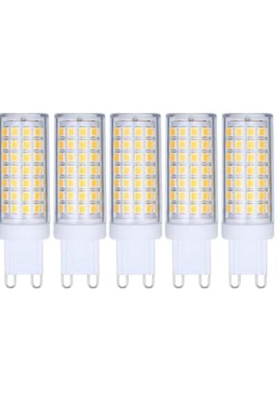 Cata 5 Adet Ct 4248 Led 7w 220v Kapsül Ampul 6400k Beyaz Işık G9 Duy