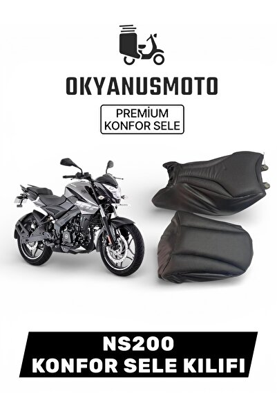 OKYANUSMOTO Compatibil cu capacul pentru scaunul BAJAJ NS200-NS160 KONFOR