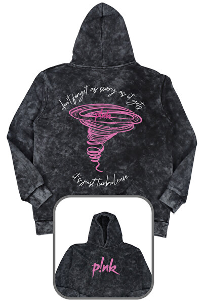 Fuddy Moda Φούτερ με κουκούλα Popstar Pink Unisex Oversize - Φούτερ με κουκού...
