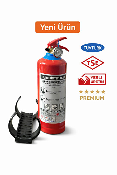ünalgrup 1KG KKT YANGIN SÖNDÜRME TÜPÜ TÜVTÜRK ONAYLI ÜRETİM 12.2025 TEKRAR DOLUM 12.2029