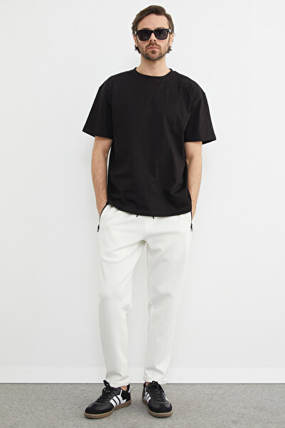 Fulla Moda Pantaloni cu șireturi în talie