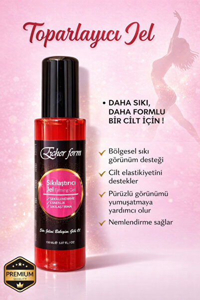 Echer Toparlayıcı - Selülit & Çatlak Gidermeye Yardımcı Vücut Jeli