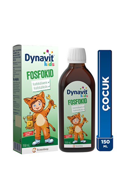 Dynavit Kids Fosfokid Şurup 150 mL – Çocuk için Fosfotidilserin, Fosfotidilko...